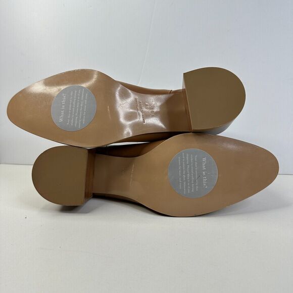 Everlane The Heel Ankle Boot Leather Block Heel Cognac Brown Women 10.5 NWOB - Picture 10 of 12